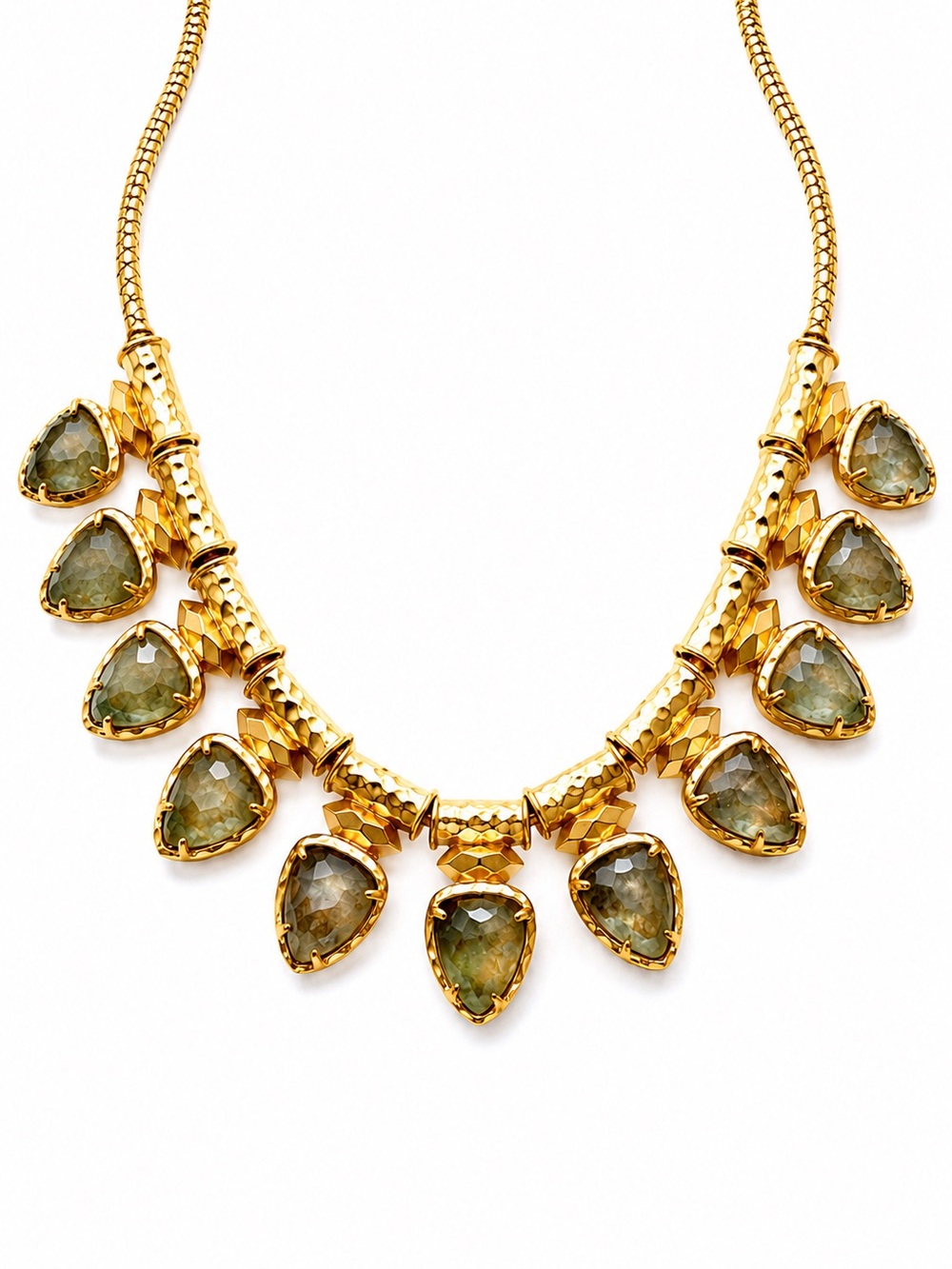Kendra Scott Willow Rose Gold Choker in Crystal Gray.